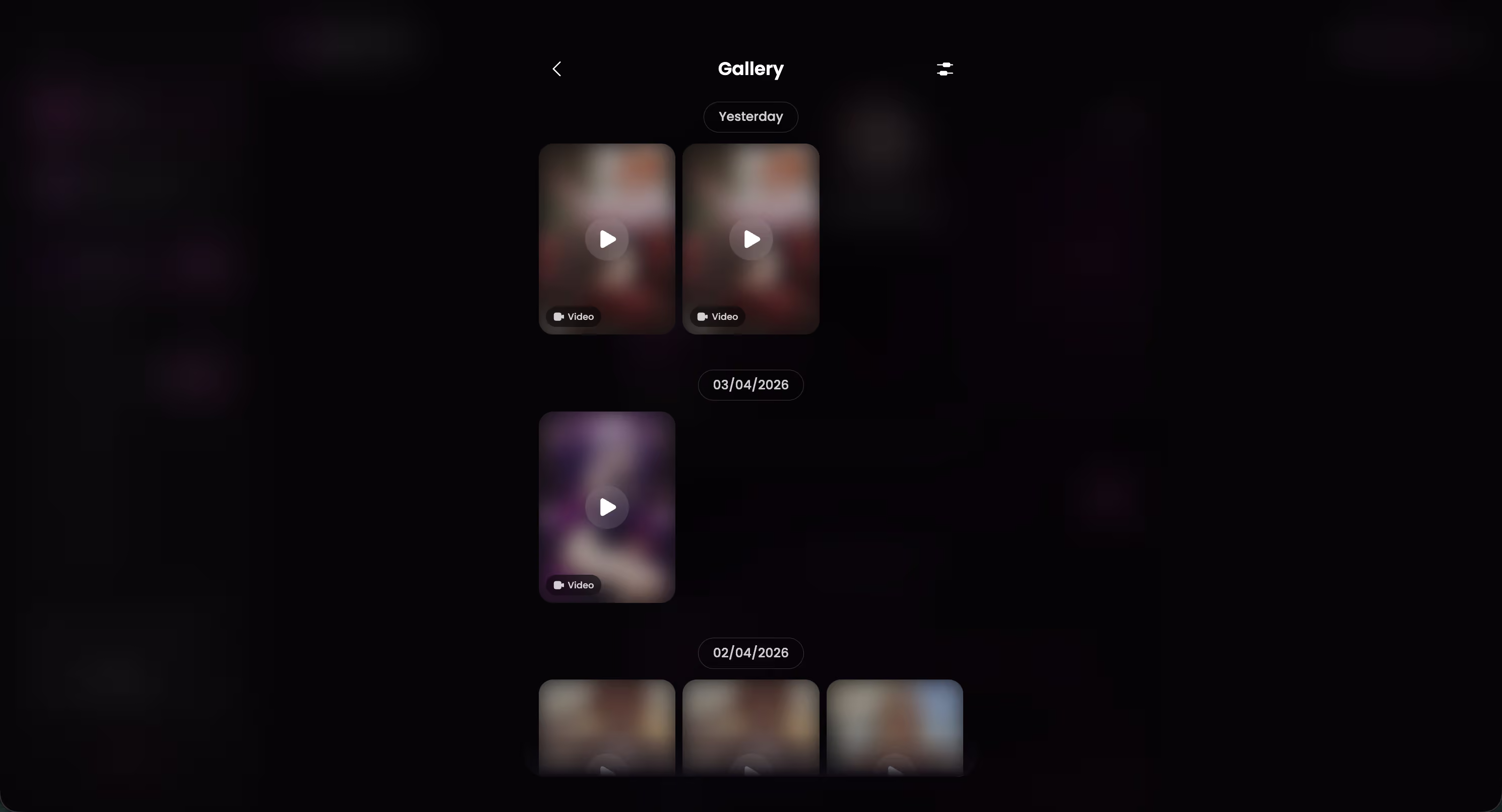 GoLove.ai photo-to-video action interface showing animated character output